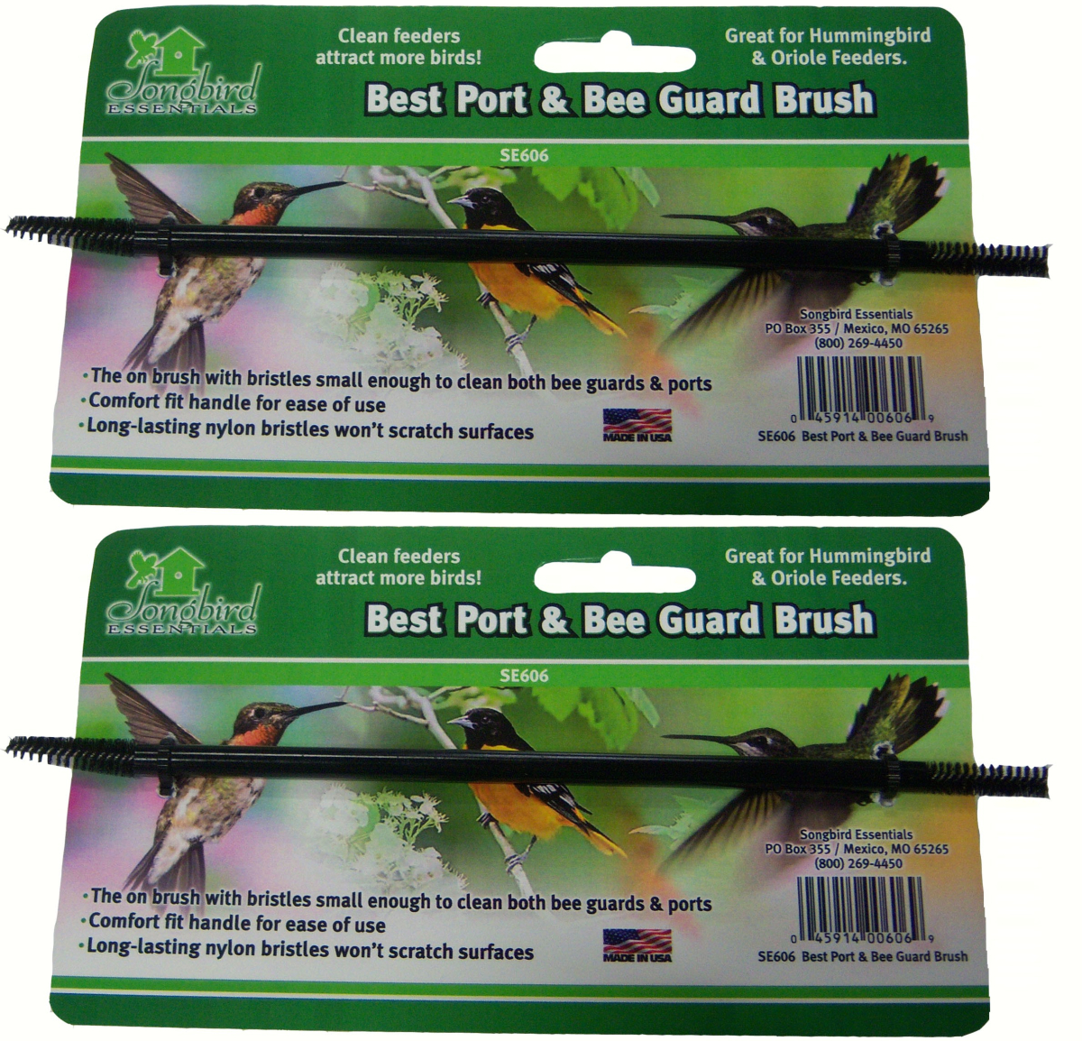 Best Port and Bee Guard Brush Set of 2